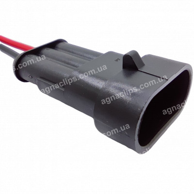 RP167 Роз'єм 3-к штирьовий вологозахищений серії 1,5мм