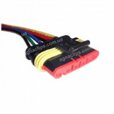 RP164 Роз'єм 6-к гніздовий вологозахищений серії 1,5мм AMP TE 2820901 серії SuperSeaL 1,5 з проводом