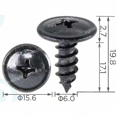 H 2020 Саморіз 6x17 Infiniti Nissan