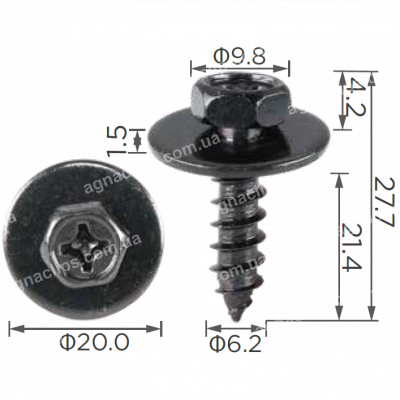H 2021 Саморіз 6.2x21