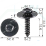 H 2040 Саморіз 4.2x19 Daewoo BMW GM 94520536