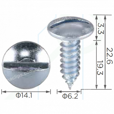 H 2078 Саморіз 6.2x19 універсальний