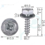 H 2133 Саморіз 5.1x20 Toyota Lexus 9015950316 90159A0001
