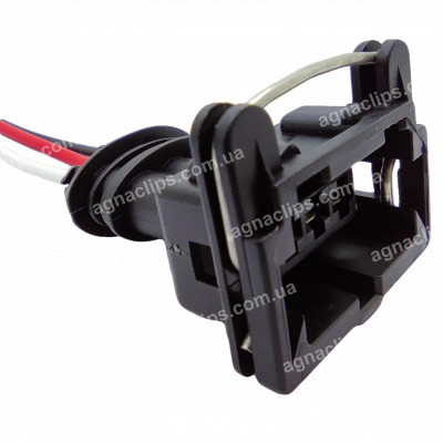 RP234 Роз'єм 282191 датчика швидкості ВАЗ, датчика холу, розподільного валу, хол. ходу Daewoo, Hyundai, Kia / датчика положення колінвалу Lanos Aveo розподілювала Авео Лачетті (96183235-698) 3-контактний відп. частина RP305