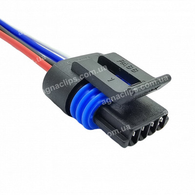 RP174b Роз'єм 12162189 12162188 12162190 ВАЗ, Lanos датчика регулятора холостого ходу 4-конт. чорний