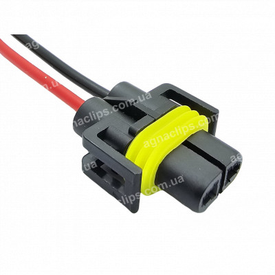 RP201 Роз'єм 12124817 автолампи H 11 пластик у корпусі 2-конт. відп. частина RP1087