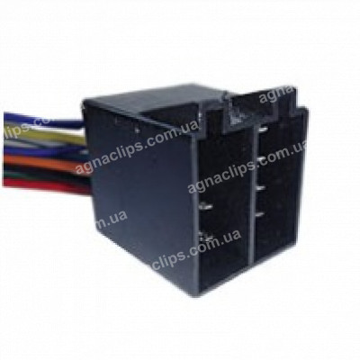 RP208 Роз'єм ISO для автомагнітол (тато) 16-ти контактний серії 2,8мм