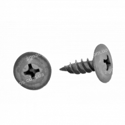 Саморіз 4.2х14 чорний з пресшайбою
