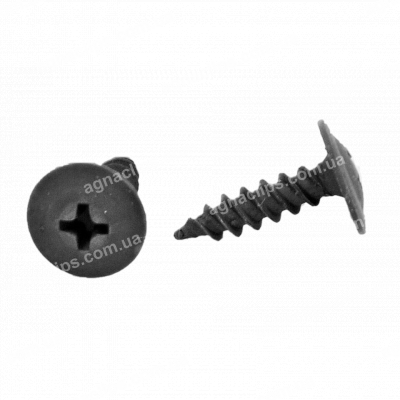 Саморіз 4.2х16 чорний з пресшайбою