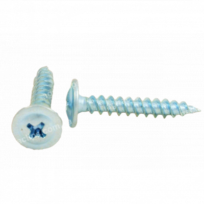 Саморіз 4.2х25 білий з пресшайбою