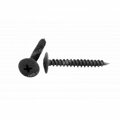 Саморіз 4.2х32 чорний з пресшайбою