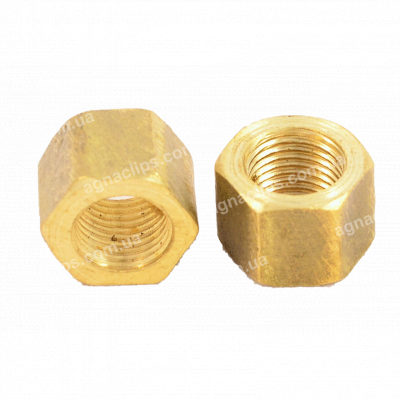 Гайка приймальної труби (латунь) 10х1,0х14 М-412