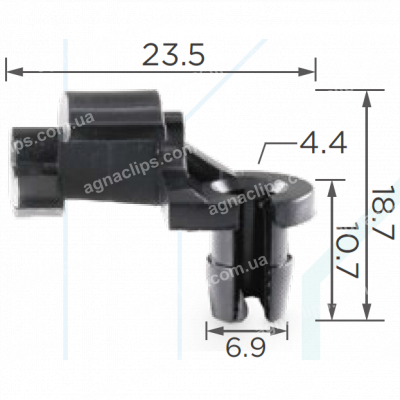 C 324 Кліпса тяги замків дверей Ford/GM D2VZ652/9815325