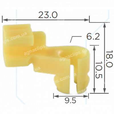 C 350 Кліпса тяги замків дверей Lexus / Toyota 6929312060