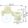 C 616 Кліпса тяги замків дверей GM / Chevrolet / Opel 14037239 15545178