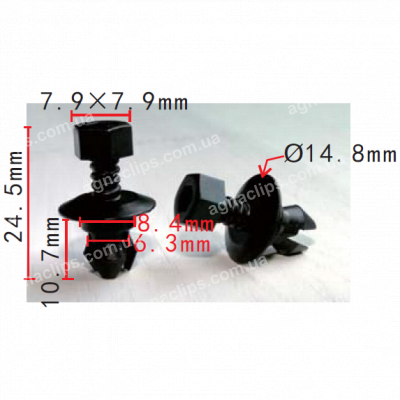 C 1736 Кліпса VW Audi 3C0853934