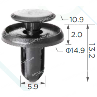 C 1757 Кліпса Subaru Mitsubishi Toyota 909130013 MR288150