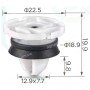 C 1761 Кліпса Renault Citroen Peugeot Nissan ВАЗ 7703077476 9345ZN