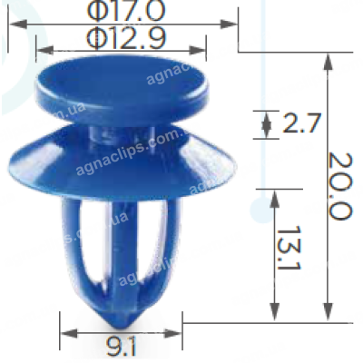 C 1767 Кліпса GM Opel Chevrolet Saab Cadillac Buick 13252118 7231991
