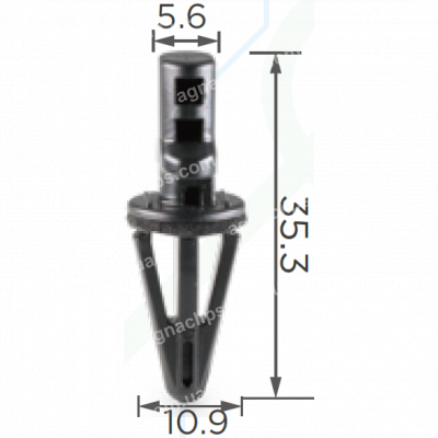 C 1768 Тримач обшивки Nissan