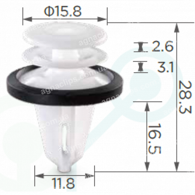 C 1770 Кліпса Ford Tesla W713297S300 4831516