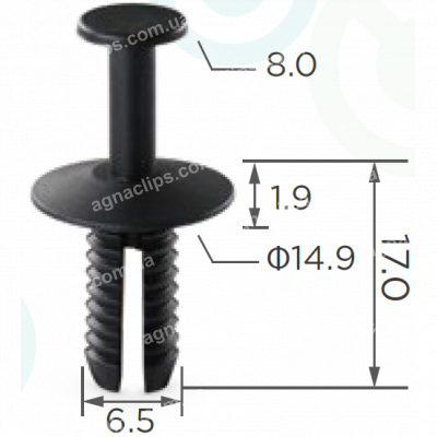 C 1771 Кліпса Mercedes Audi BMW Seat Skoda VW 0009905492 A0009905492 1400804 51111964186 51111908077