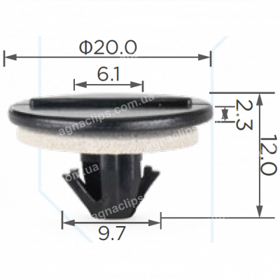 C 1780 Кліпса Lexus Toyota 5385747011