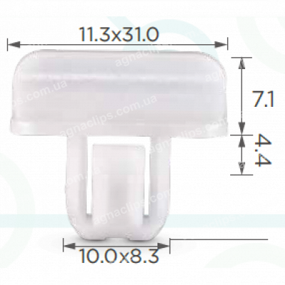 C 1787 Кліпса GM Chrysler Jeep Dodge 68225214AA 11547341