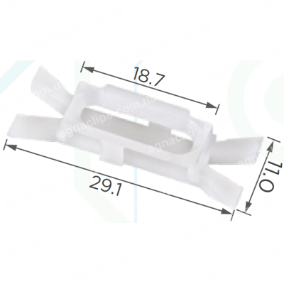 C1789 Кліпса Fiat Renault 7701204862 7078732