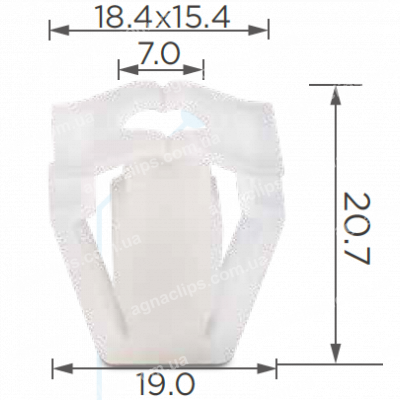 C 1809 Кліпса VAG 8K0821213A