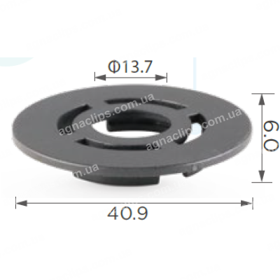 C 1817 Кліпса кріплення килимків Audi Seat Skoda Volkswagen 3C08645239B9
