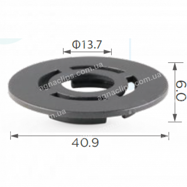C 1817 Кліпса кріплення килимків Audi Seat Skoda Volkswagen 3C08645239B9