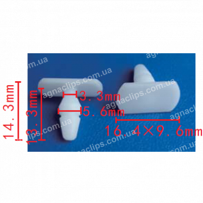 C 1827 Кліпса Mercedes A0019889781 двері молдингу