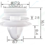 C 1834 Кліпса Lexus Toyota 5178760070