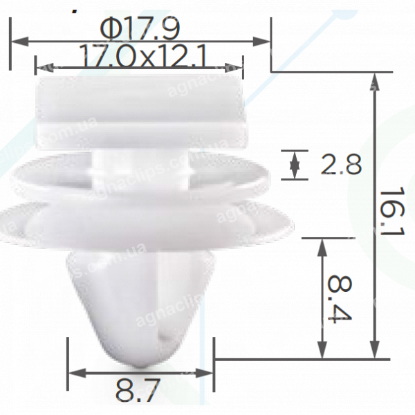 C 1834 Кліпса Lexus Toyota 5178760070