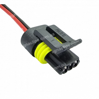 RPK285 Роз'єм датчика швидкості Пріора / Калина, датчика детонації Lanos аналог Delphi 12162182 12162185