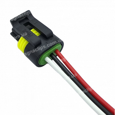 RPK285 Роз'єм датчика швидкості Пріора / Калина, датчика детонації Lanos аналог Delphi 12162182 12162185