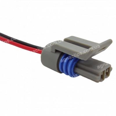 RP183 Роз'єм 2-контактний гніздовий вологозахищений аналог Delphi 12162197 серії 1.5 мм для датчика температури GM