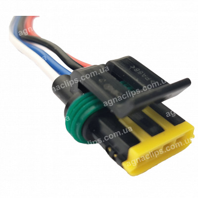 RP185 Роз'єм 444046-1 Daewoo Matiz Lanos РХХ регулятора холостого ходу 4-контактний