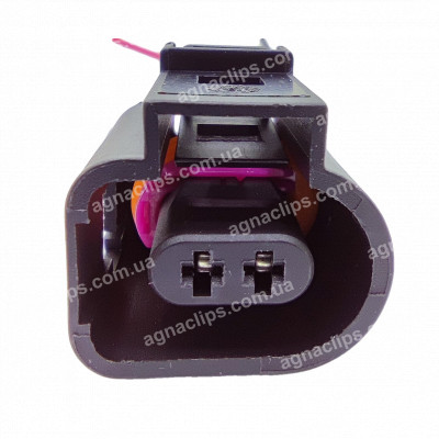 RP188 Роз'єм 2-конт. до ABS VW, Audi аналог WAG 1J0973702 серії 1.2мм з проводом