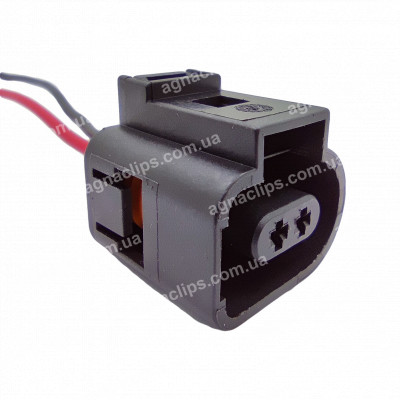 RP188 Роз'єм 2-конт. до ABS VW, Audi аналог WAG 1J0973702 серії 1.2мм з проводом