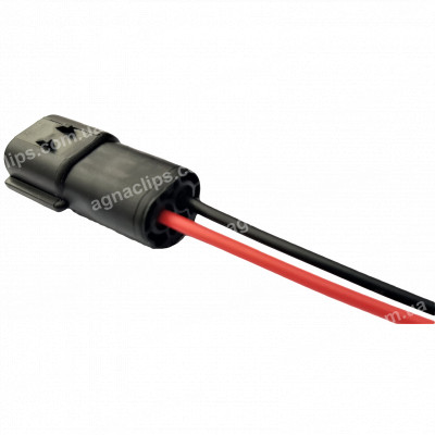 RP198 Роз'єм 174354-2 DAEWOO серії 1.8мм ПТФ Lanos 2-конт. відп. частина RP197