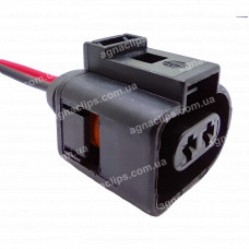 RP206 Роз'єм 1717692-1 1J0973722 VW Audi Skoda Seat VAG датчика ABS серії 3.5мм 2-конт. відп. частина RP1046