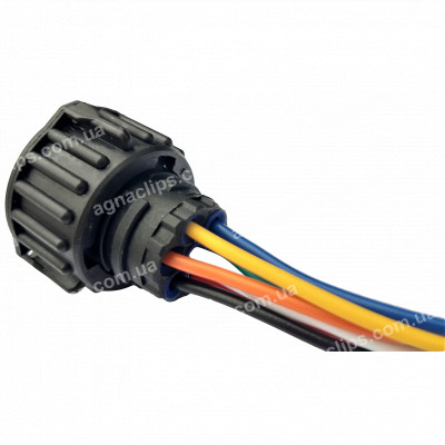 RP224 Роз'єм 7-конт. 967650-1 1813344-1 Камаз Маз Газель підключення фар та задніх ліхтарів