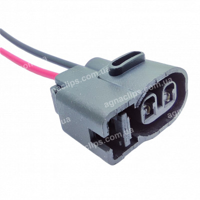 RP242 Роз'єм 2-конт. мотора омивача DAEWOO Hyundai Kia аналог KET MG640625 Toyota 9098010609 серії 2мм