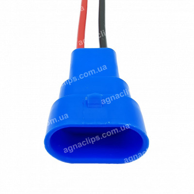 RP276 Роз'єм 2-контактний штирьовий (відповідна частина роз'єму автоламп HB 3, HB 4) серії 2,8мм