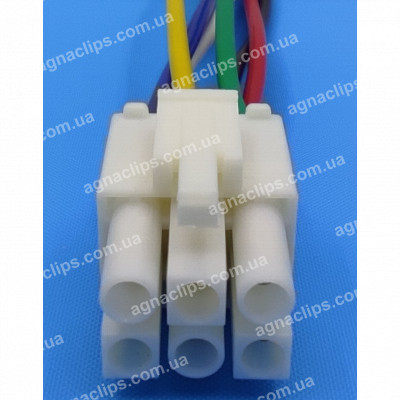 RP296 Роз'єм 6-контактний гніздовий до підрульового перемикання, годинника, коректора фар Daewoo Lanos