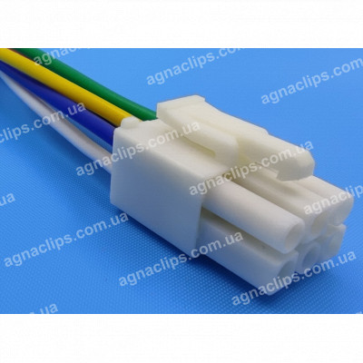 RP296 Роз'єм 6-контактний гніздовий до підрульового перемикання, годинника, коректора фар Daewoo Lanos