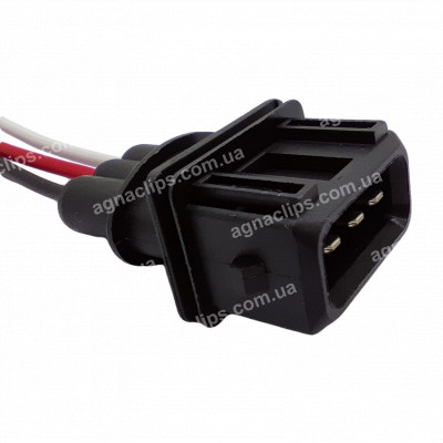 RP305 Роз'єм 3-конт. штирьовий відп. частина RP234 серії 2,8 мм аналог AMP TE