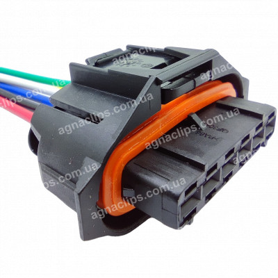 RP319 Роз'єм 6-контактний серії 3,5 мм аналог TE 936394-2 для педалі акселератора Fiat, Alfa, Hyundai, Kia, Smart, Lada